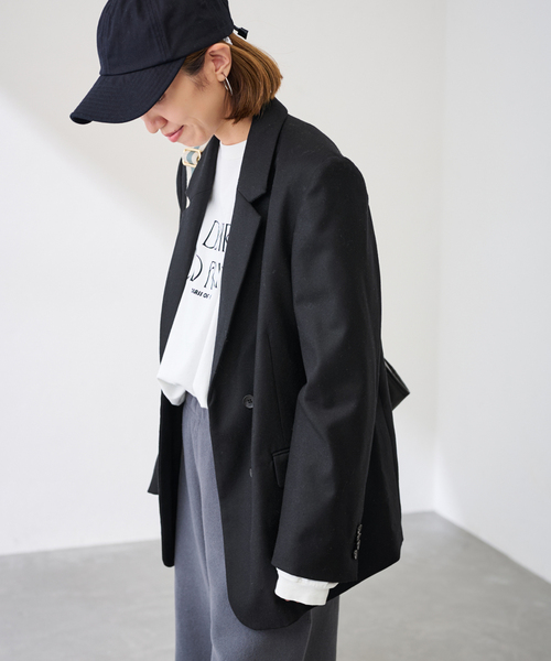 FRAMeWORK（フレームワーク） コート アウター カシミヤ混フラノ