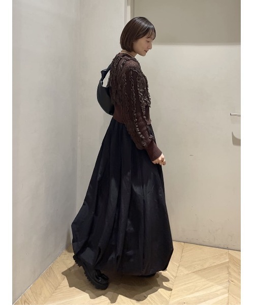 STYLEMIXER（スタイルミキサー） カーディガン 「人気」チュールフリル