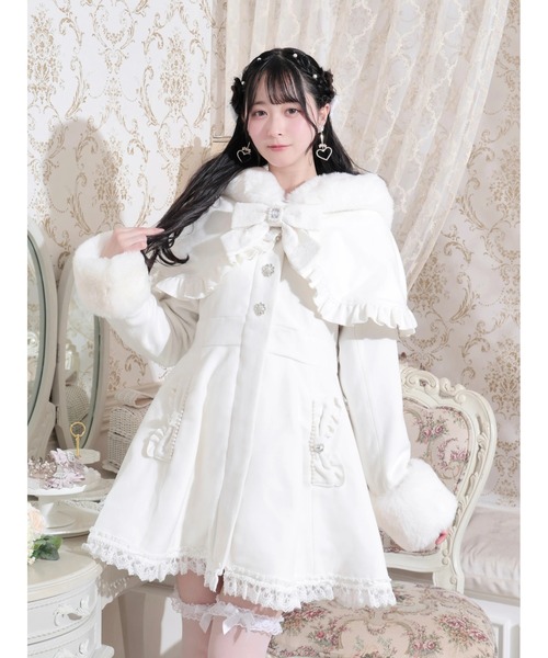 NOEMIE（ノエミー） コート アウター ケープフリルドーリーフレア