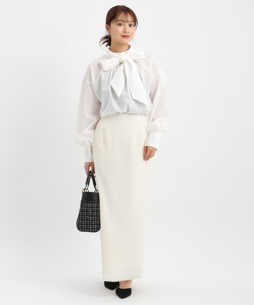 Andemiu（アンデミュウ） ブラウス シャツ 「セレモニー」ボウタイ