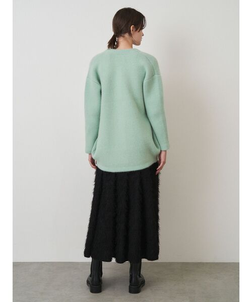 ELENDEEK（エレンディーク） カーディガン CNラクーンミックスダブル