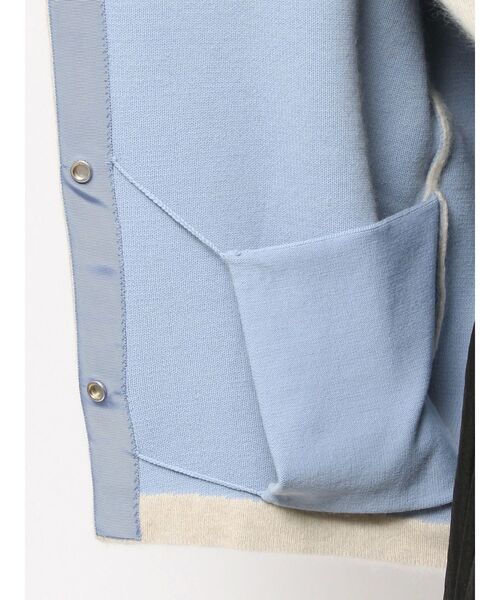 ELENDEEK（エレンディーク） カーディガン CNラクーンミックスダブル