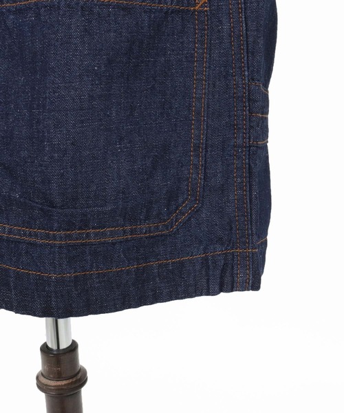 CAMBIO（カンビオ） ベスト ジレ mcg3611- 綿麻デニムショールベスト