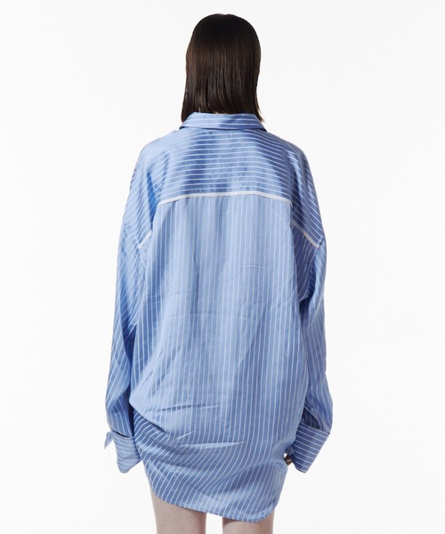 JOSE MOON（ジョゼムーン） ブラウス シャツ JOSEMOON SATIN STRIPE