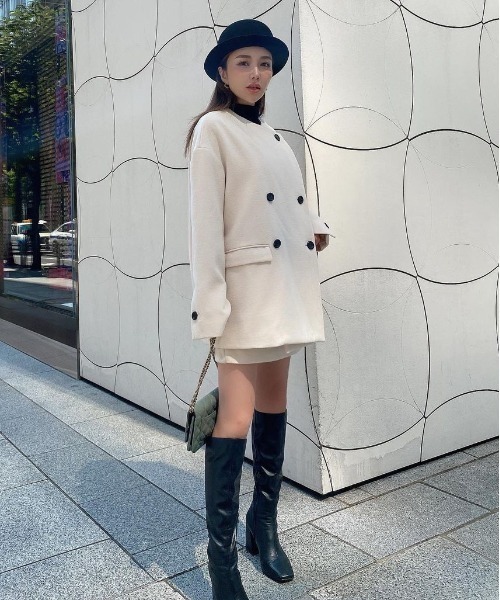 EIMY ISTOIRE（エイミーイストワール） ブーツ スリムスクエアロング