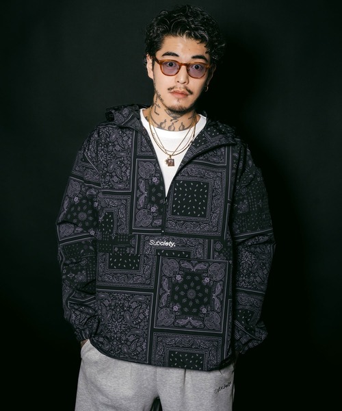 Subciety（サブサエティ） ナイロンジャケット Anorak parka メンズ