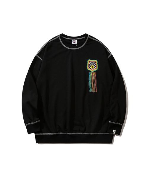 トレーナー スウェット HOOK -original- ブロックベアワッペン刺繍