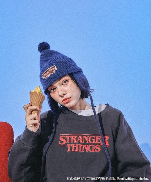 niko and…（ニコアンド） ニット帽 ニットキャップ 「STRANGER THINGS