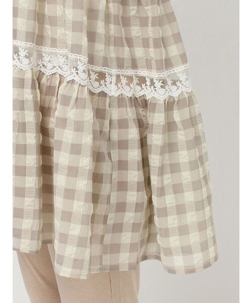 merry jenny（メリージェニー） キャミソール checkフレアベビードール