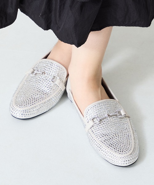 ORiental TRaffic（オリエンタルトラフィック） ローファー ラインスト