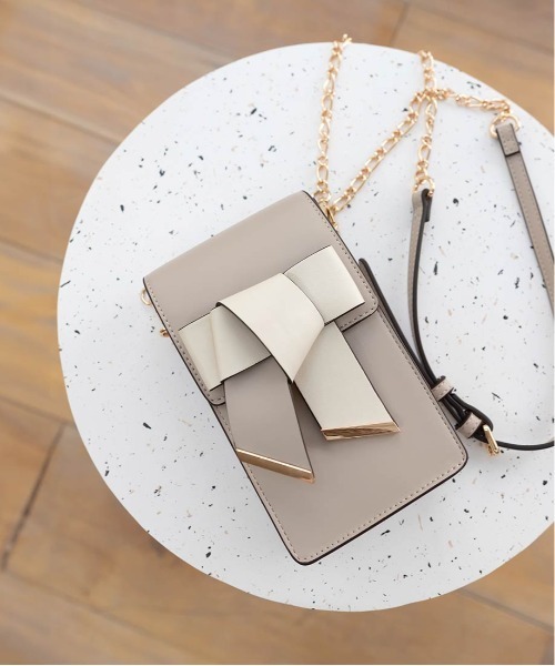 RANDA（ランダ） ショルダーバッグ バッグ リボンベルトミニショルダー