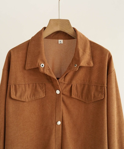 ブラウス シャツ 「着るたびに好きになる、やわらかコーデュロイ