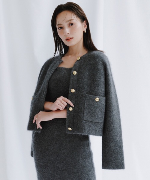 anuans（アニュアンス） ジャケット ノーカラージャケット 「ZOZO限定