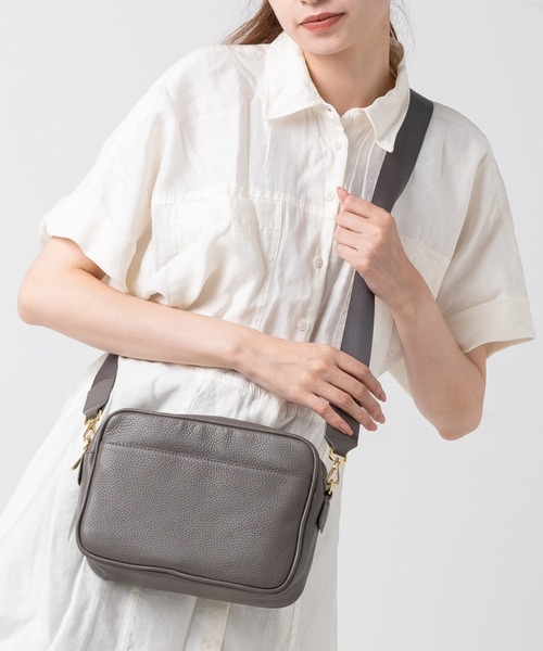 MURA（ムラ） ショルダーバッグ バッグ フルグレイン シュリンクレザー