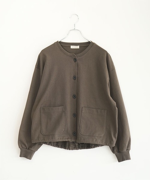 SOLAMONAT（ソラモナ） カーディガン ペンネ天竺 ドローコード