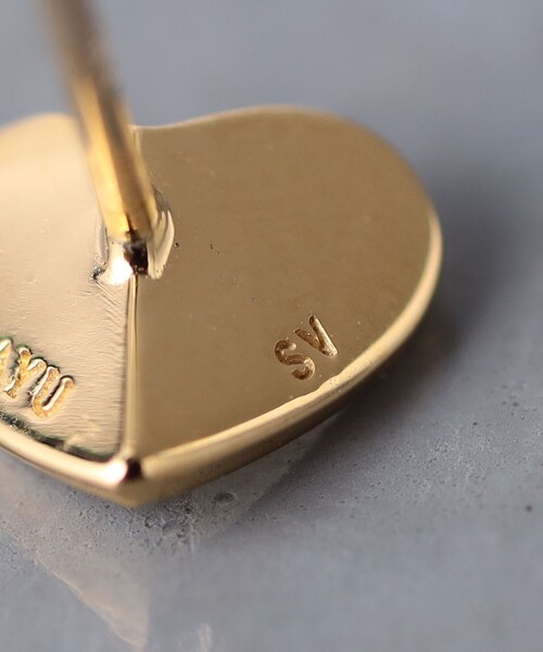 MAYU（マユ） ピアス 「MAYU」ミニハート フェイクパール 片耳ピアス