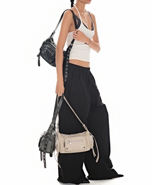 BLACKPURPLE（ブラックパープル） ショルダーバッグ 「BLACK PURPLE