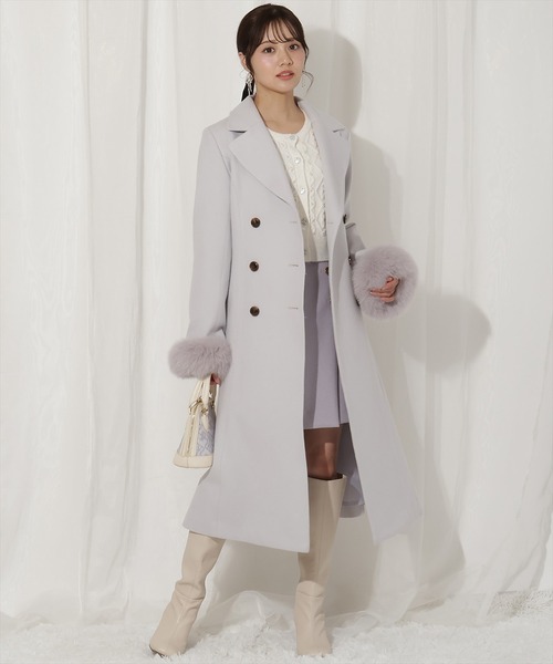 WILLSELECTION（ウィルセレクション） コート アウター FOXファー付き