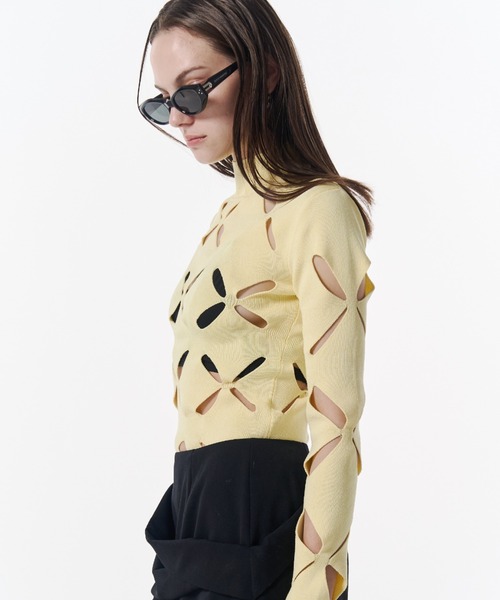 JOSE MOON（ジョゼムーン） ニット セーター LACE KNITTING TOP/レース