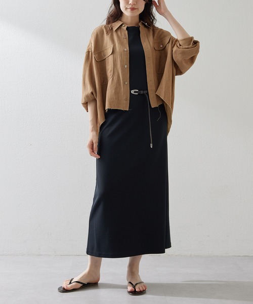 Whim Gazette（ウィム ガゼット） ブラウス シャツ ツイル顔料染め