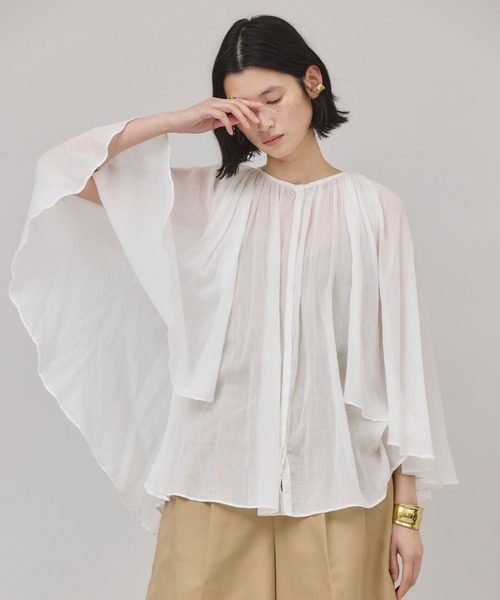 Curensology（カレンソロジー） ブラウス シャツ /カディライクケープ