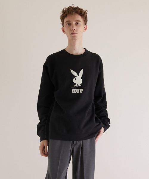 HUF（ハフ） トレーナー スウェット 「HUF×PLAY BOY」ハフ