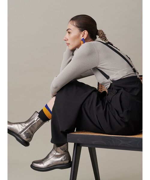 UN3D.（アンスリード） ブーツ ROUND LOW HEEL BOOTS / ラウンドロウ