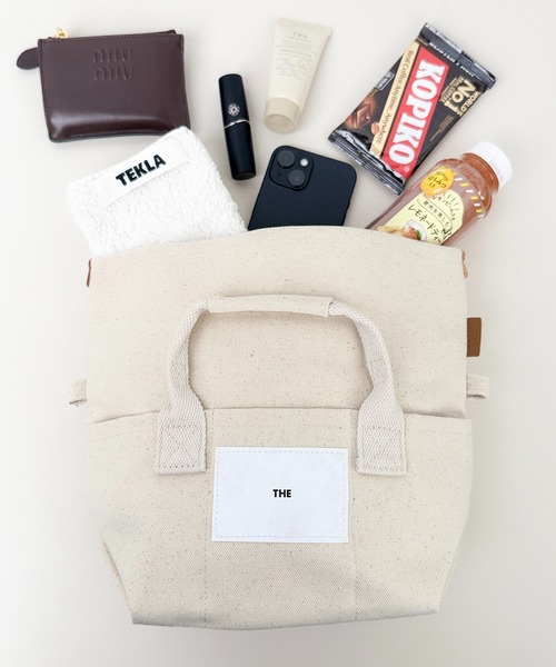 THE トートバッグ 3-「THE（ザ）」THE CANVAS TOTE A5 キャンバス
