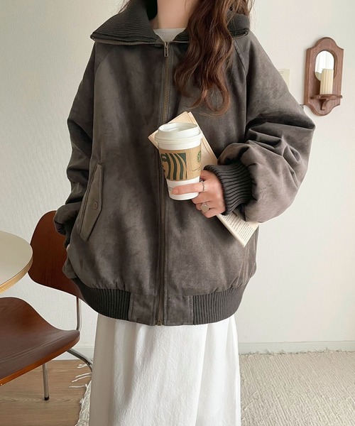 Java ブルゾン アウター 「JaVaジャバコラボ」甘辛バランスで“大人