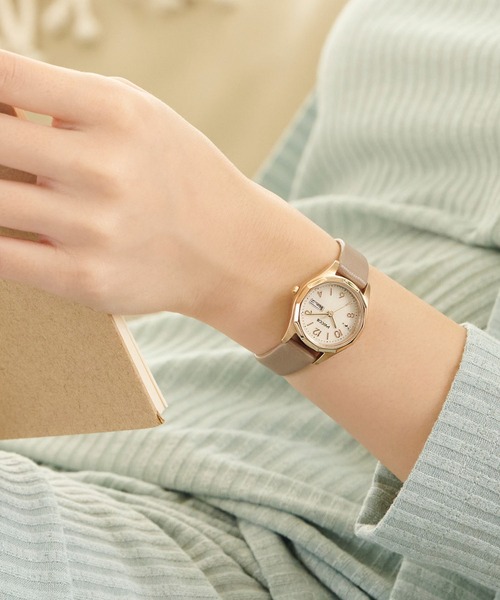 wicca（ウィッカ） 腕時計 ソーラーテック デイ＆デイト レディース