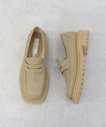 NICAL ローファー 「本革」「NICAL」ボリューム厚底レザーローファー