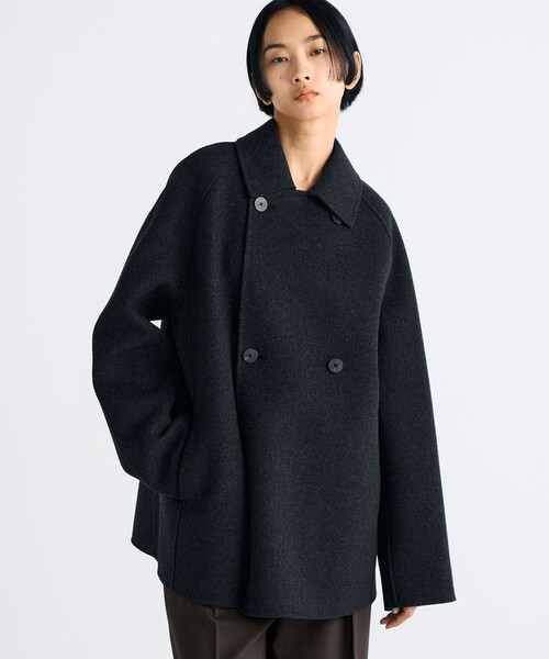 Edition（エディション） ピーコート pコート ウールカシミヤ ダブル