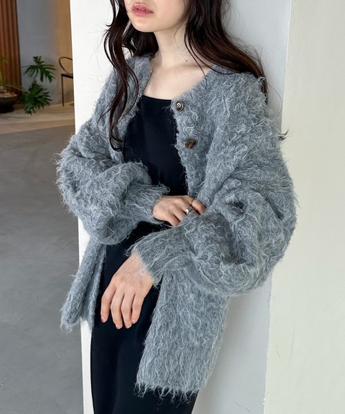 feepur（フェピュール） カーディガン 「ハンドウォッシャブル」ウール