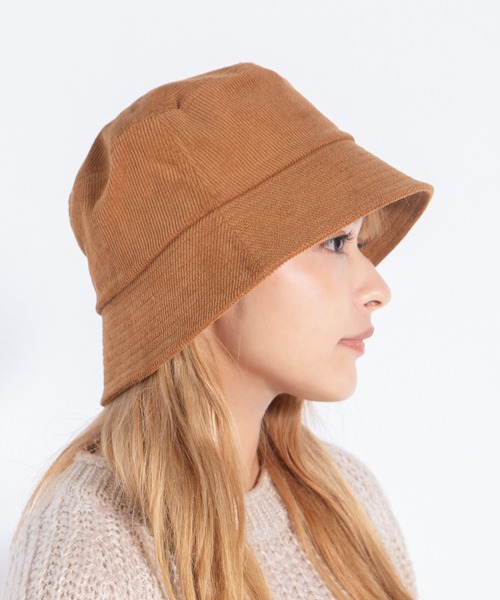 14+（イチヨンプラス） 帽子 ハット コーデュロイシンプルバケット