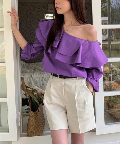 MAISON DE THERESE（メゾン ド テレーズ） ブラウス シャツ フレンチ