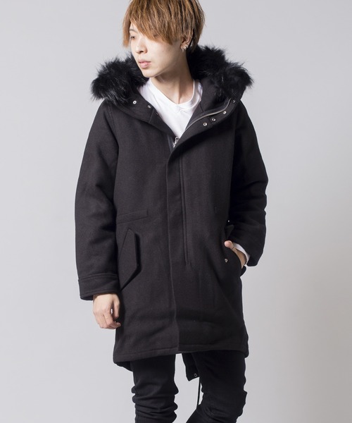 NO ID.（ノーアイディー） モッズコート コート 「NO ID.」Wool Mods