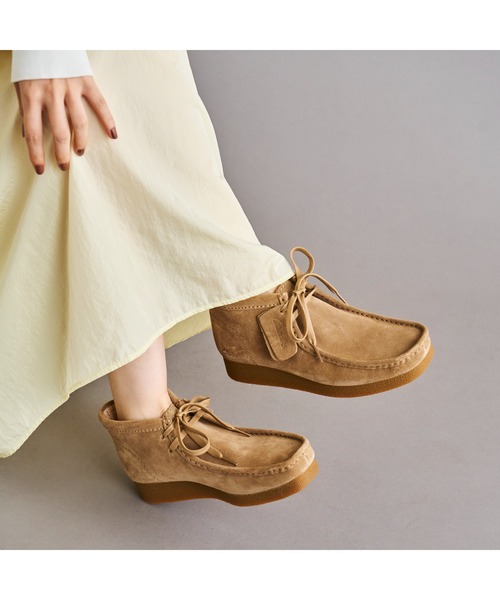 Clarks（クラークス） デッキシューズ モカシン WallabeeEVOBt