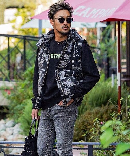 adamsJUGGLER（アダムスジャグラー） ベスト ジレ RTEGペイズリー/O.E