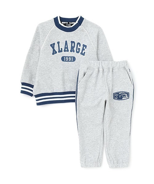 XLARGE KIDS（エクストララージ キッズ） セットアップ カレッジロゴ