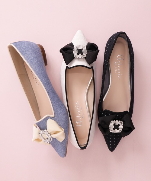 artemis by DIANA（アルテミス by ダイアナ） パンプス ビジューリボン