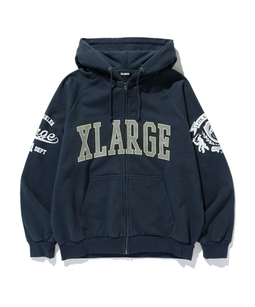 XLARGE（エクストラ ラージ） パーカー RAGLAN ZIP UP HOODED