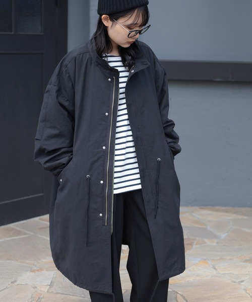 モッズコート コート ビッグシルエット スタンドカラーデザイン 3WAY M