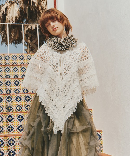 LA BELLE ETUDE（ラベルエチュード） ブラウス シャツ モチーフレース