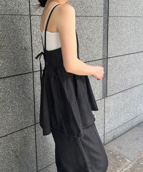 RANAN（ラナン） セットアップ デニムキャミビスチェセットアップ