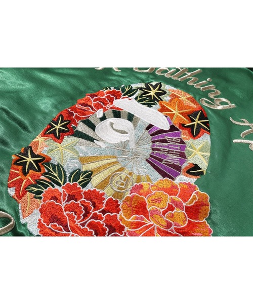 A BATHING APE（アベイシングエイプ） スカジャン JAPANESE PEONY