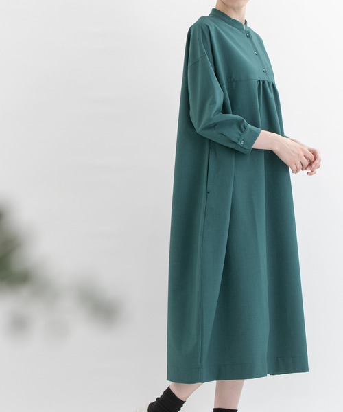 nop de nod（ノップドゥノッド） ワンピース スタンドカラーワンピース