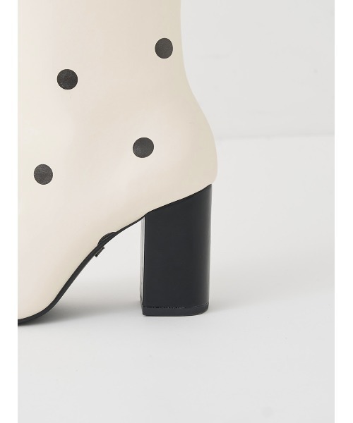 Darich（ダーリッチ） ブーツ バイカラードットロングブーツ