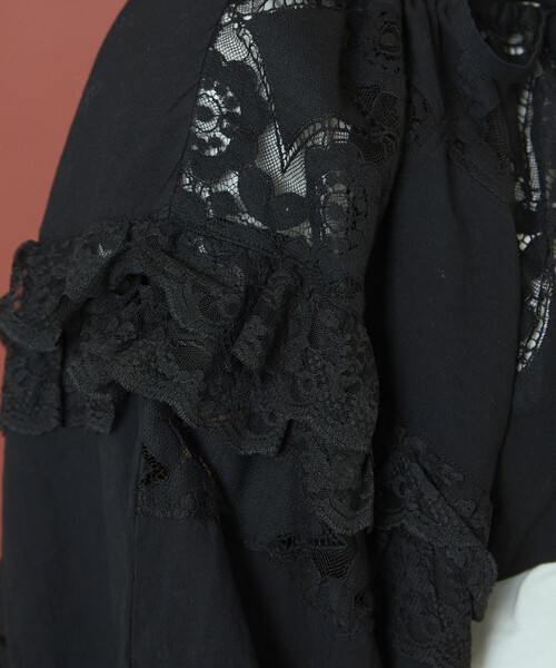 Freada（フリーダ） ブラウス シャツ 2WAYレースボレロ ＆ チャップス