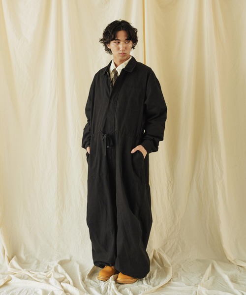 Aphlotus オールインワン ジップアップ 5ポケット ミリタリージャンプ