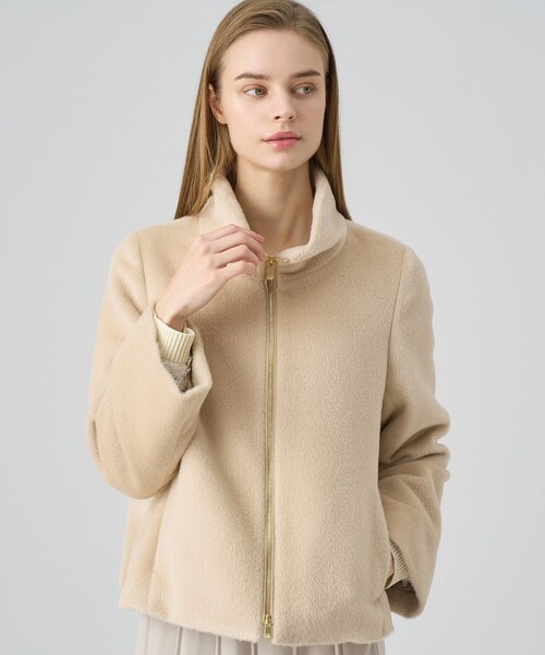 ANAYI（アナイ） コート アウター アルパカシャギースタンドコート